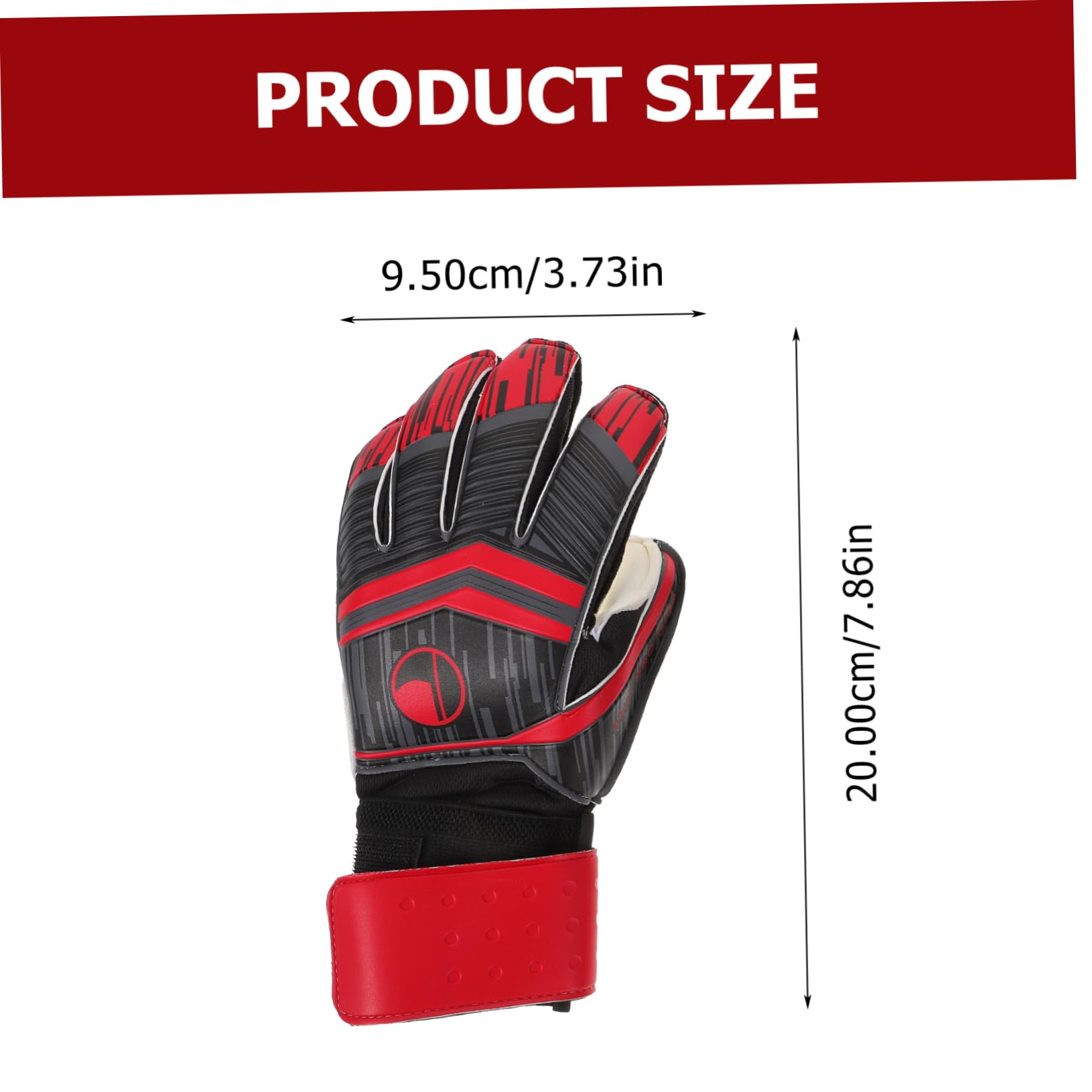 ifundom 1Pair Soccer Goalie for Adults Youth Slide Hand Covers for All Weather Durable Wear Resistant Design for Enhanced Grip and Comfort Red