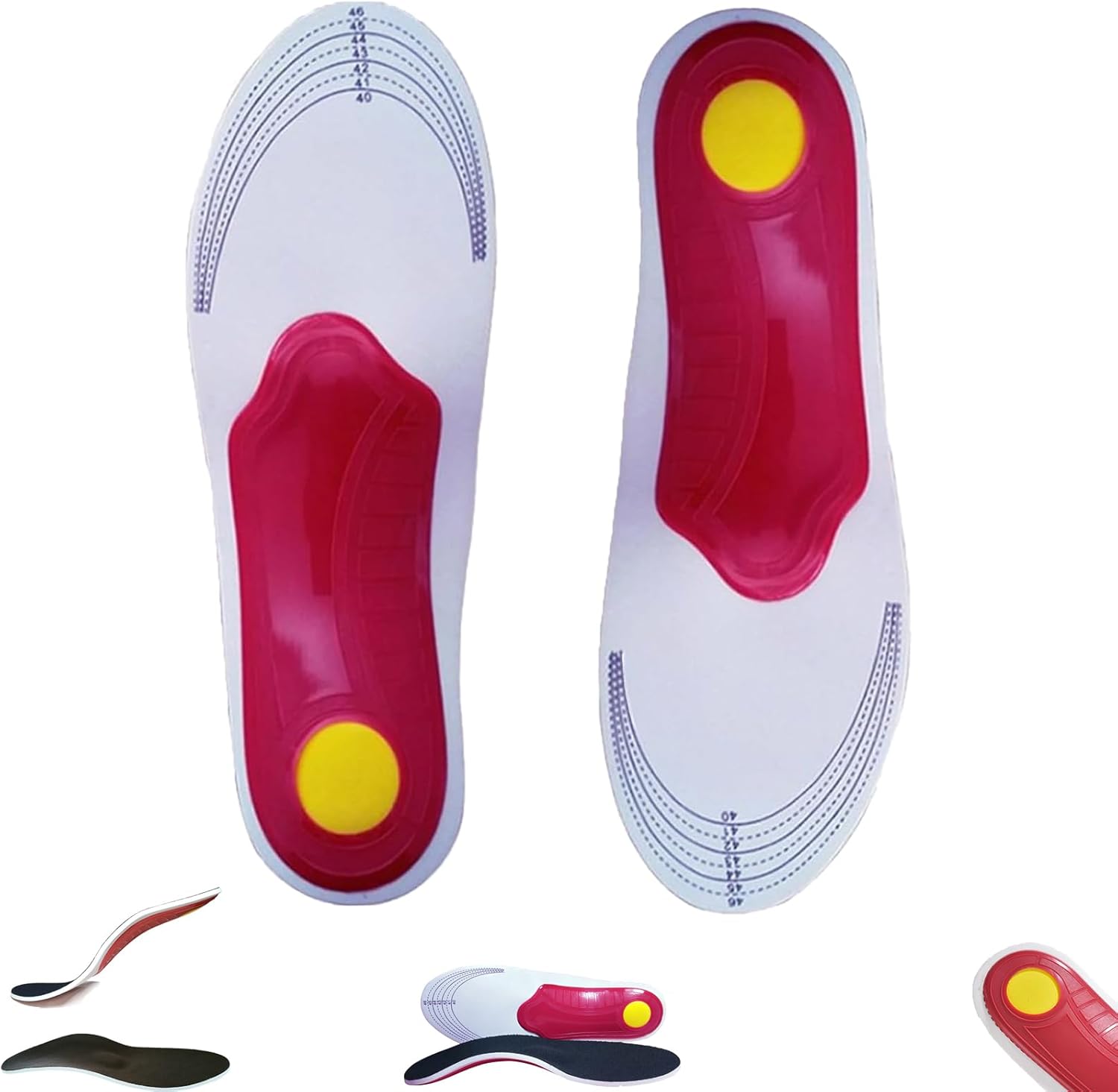 AntiSwelling High Arch Support Insoles, Plantar Fasciitis