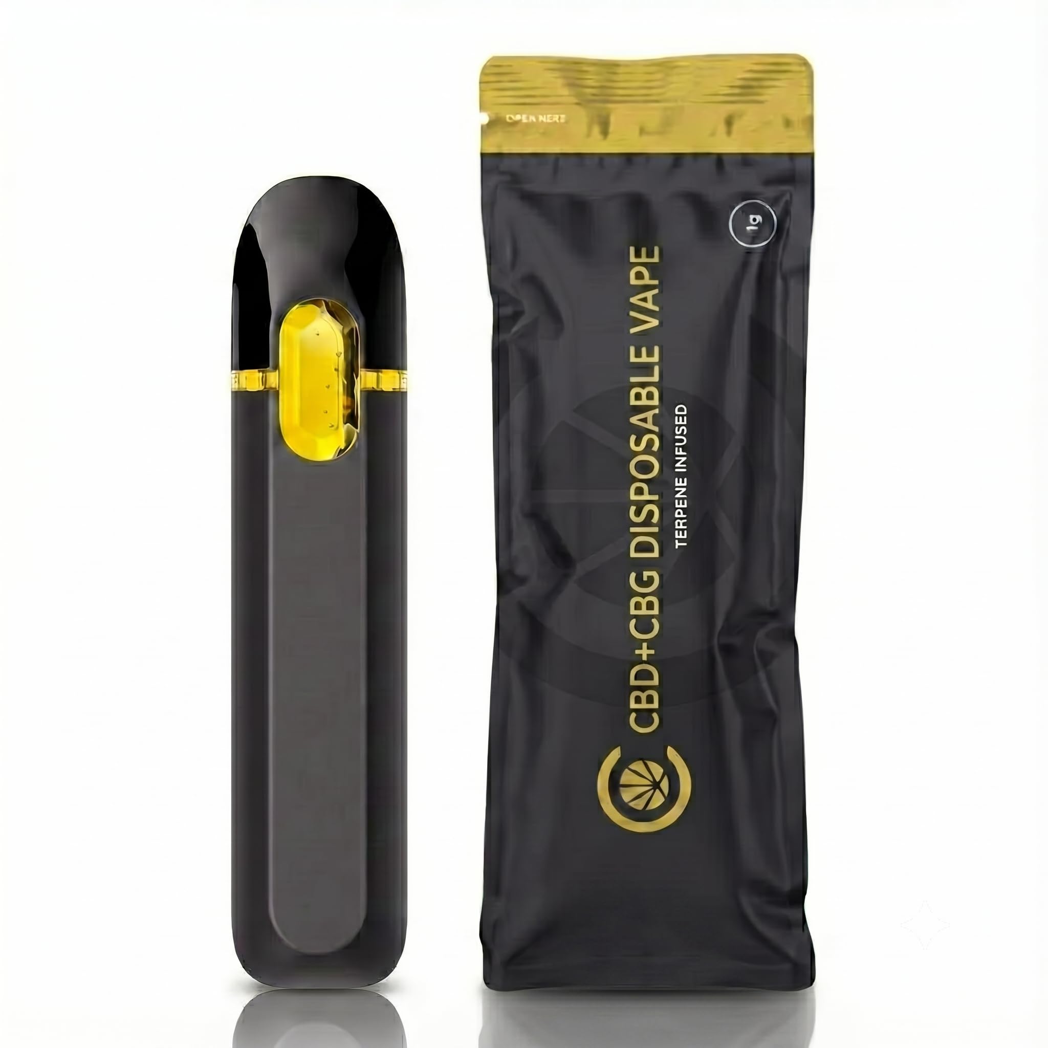Amazon | CannaTech CBD+CBG 750mg (75%) CBD ベイプ ペン 使い捨て 1g