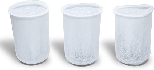 3 cápsulas de repuesto para purificador de agua dura para estuche FilR con carbón activado y resina iónica, cápsulas de filtro de agua dura de larga