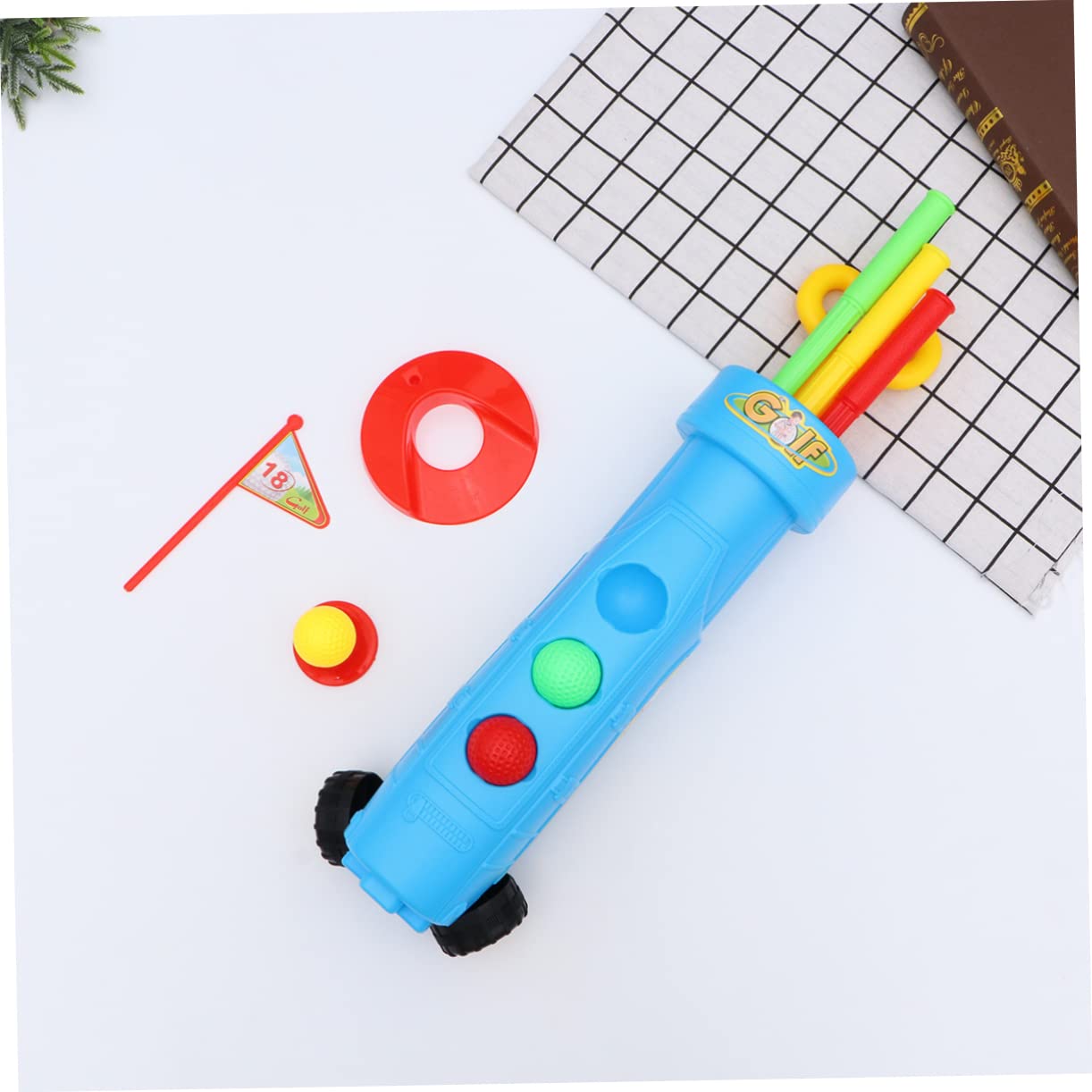 DECHOUS Golf Toys for Outside Boys and Girls Mini Golf Set Lightweight Portable Random