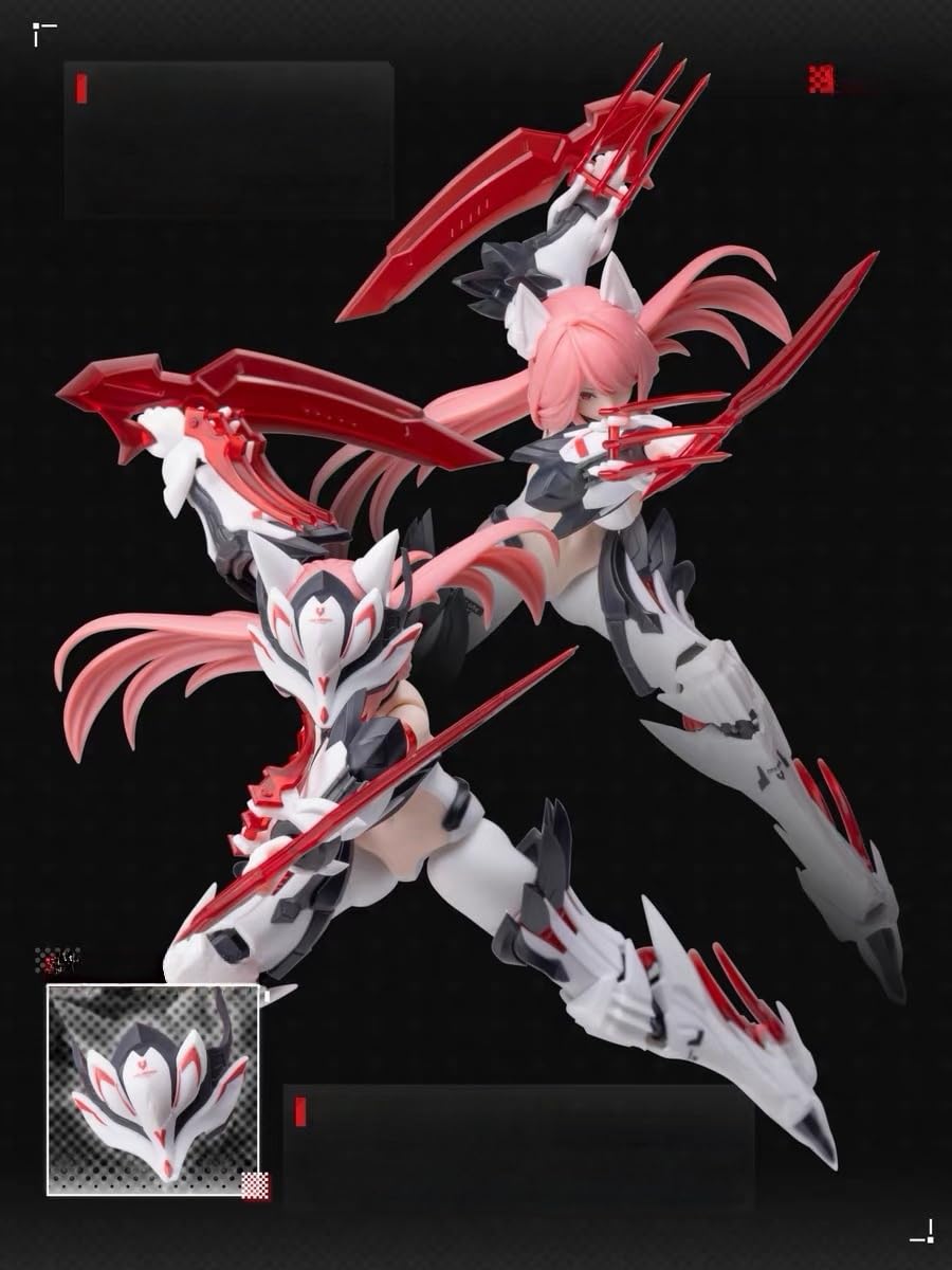 Amazon | 1/12スケール 九尾狐-妲己 ダブル素体 プラモデルキット塗装