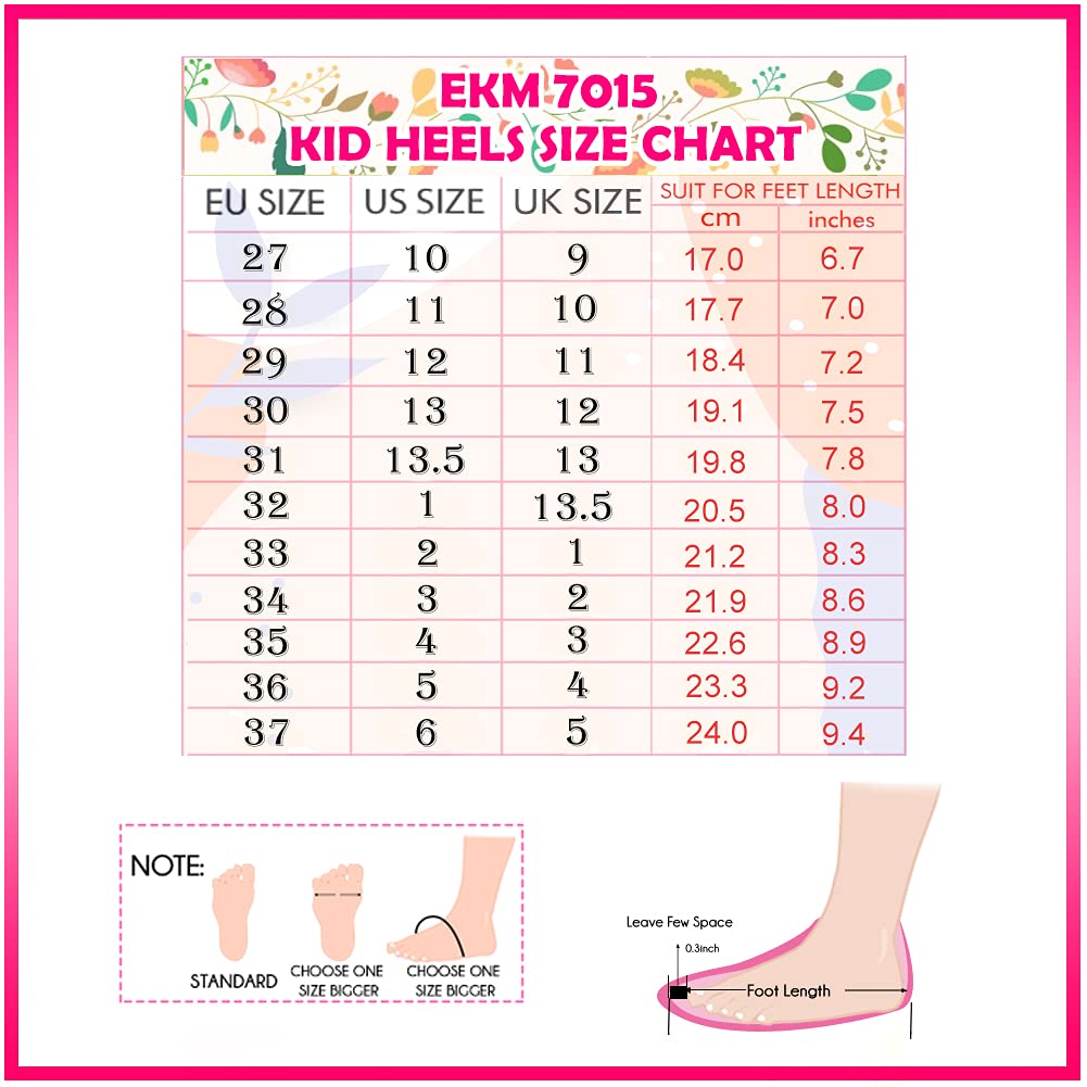 EIGHT KM Zapatos De Vestir para Niñas Pequeñas Bailarinas Mary Jane De Boda