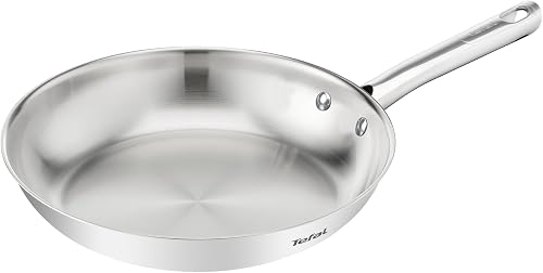 Tefal Duetto On Frying Pan 20 cm, Unsealed, Thick Heat Diffusion Base, Comfort Grip, Durable, Suitable for All Hobs, Stainless Steel, B8660234 - 1