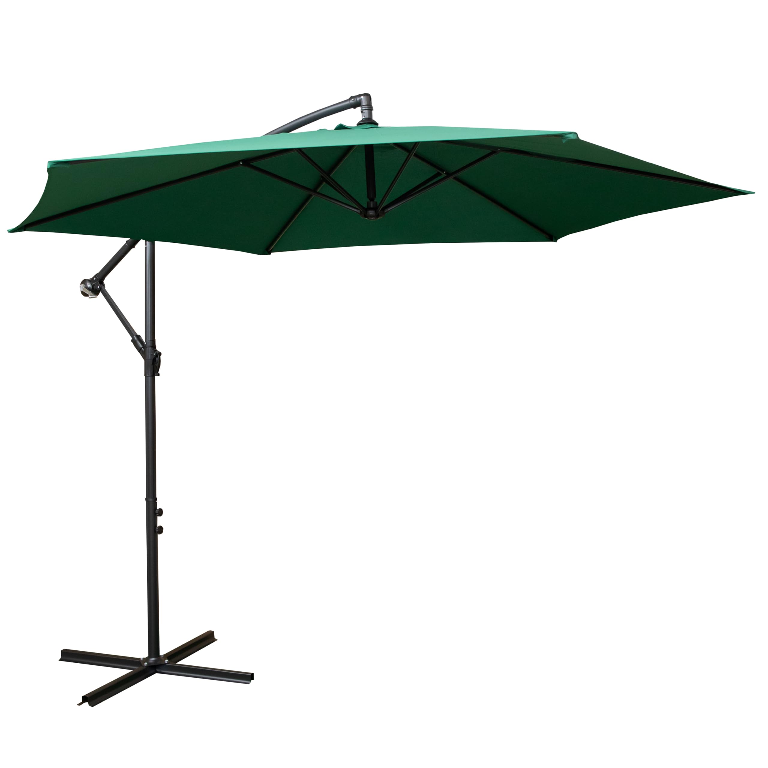 Samuel Alexander 3m Cantilever Parasol Umbrella Green Polyester