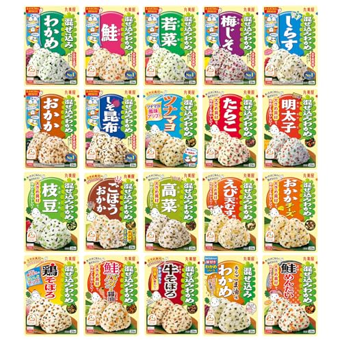 混ぜ込みわかめ 20種 各1個 20個 食べ比べ 詰め合わせ アソート セット まとめ買いの商品画像（Amazon）
