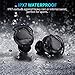 immagine 4Auricolari Bluetooth, Cuffie Bluetooth Senza Fili Wireless Sportive in-Ear Impermeabile IPX7 Riproduzione 180 Ore TWS CVC 8.0 Cancellazione di Rumore Display LED con Mic Touch Control per iOS Android
