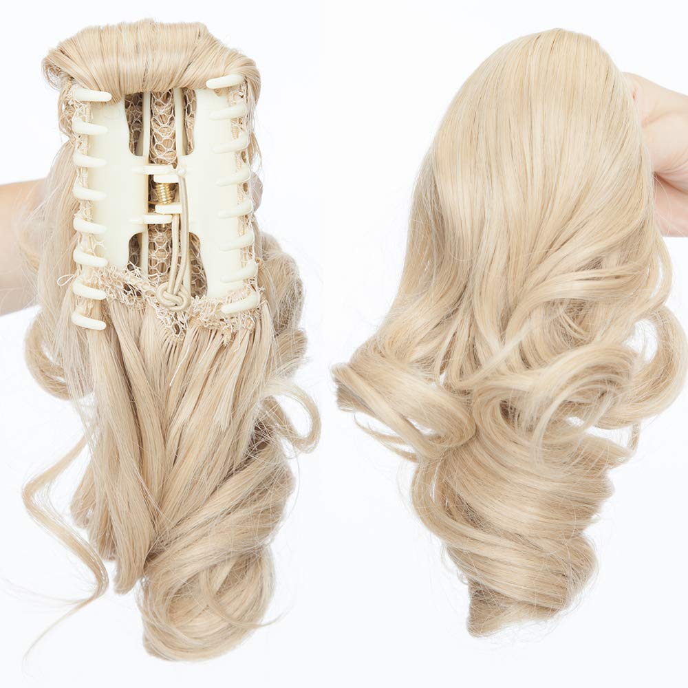 32"(81cm) SEGO Coleta Postiza Larga Pelo Sintético Se Ve Natural [Castaño Oscuro] Extensiones de Cabello Clip Cola Lisa Ponytail Extension (140g) — view 43