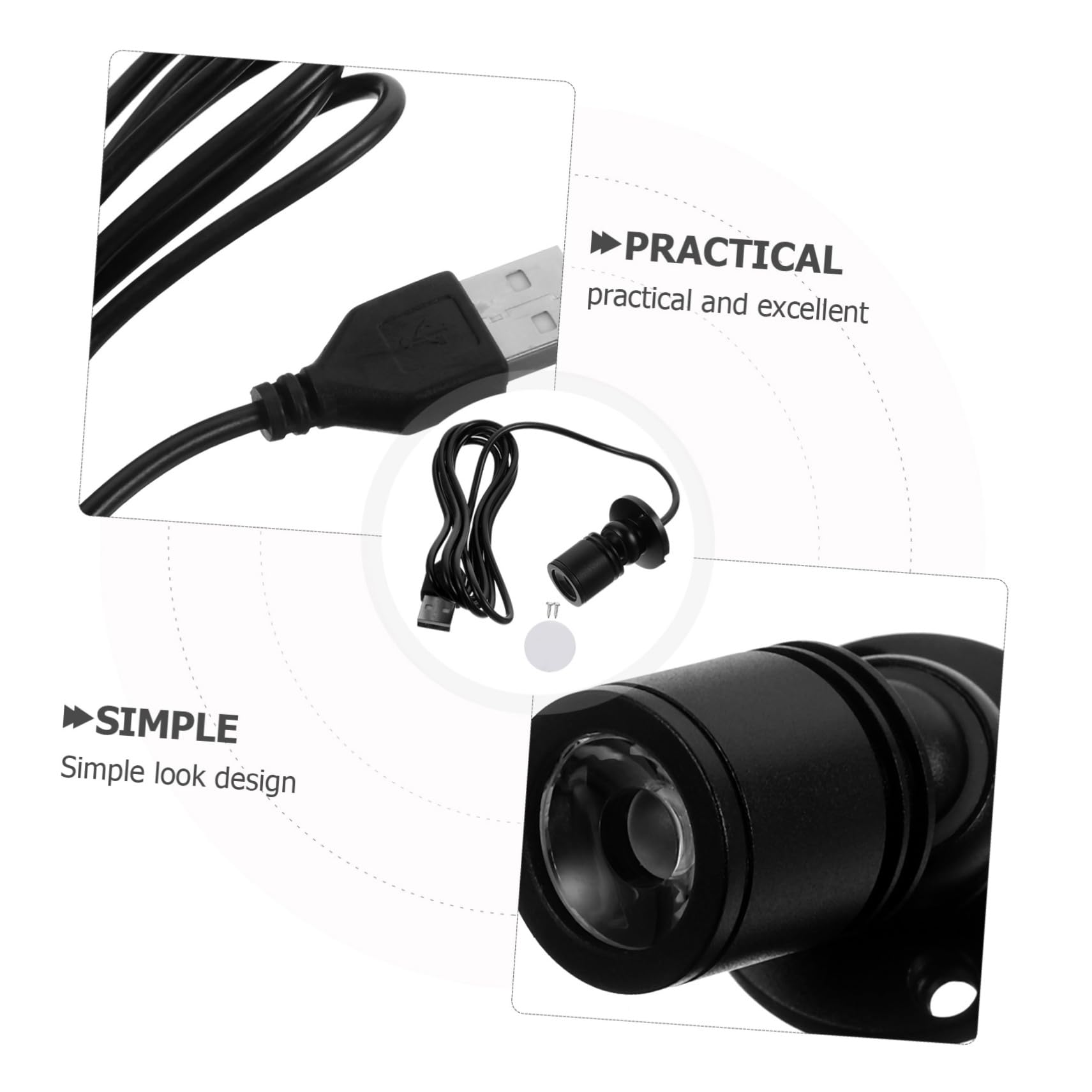 POPETPOP Mini Led Spotlight for Indoor Use for Jewelry Cabinet Display Shelf and Bedroom Versatile Design Easy Installation Finish