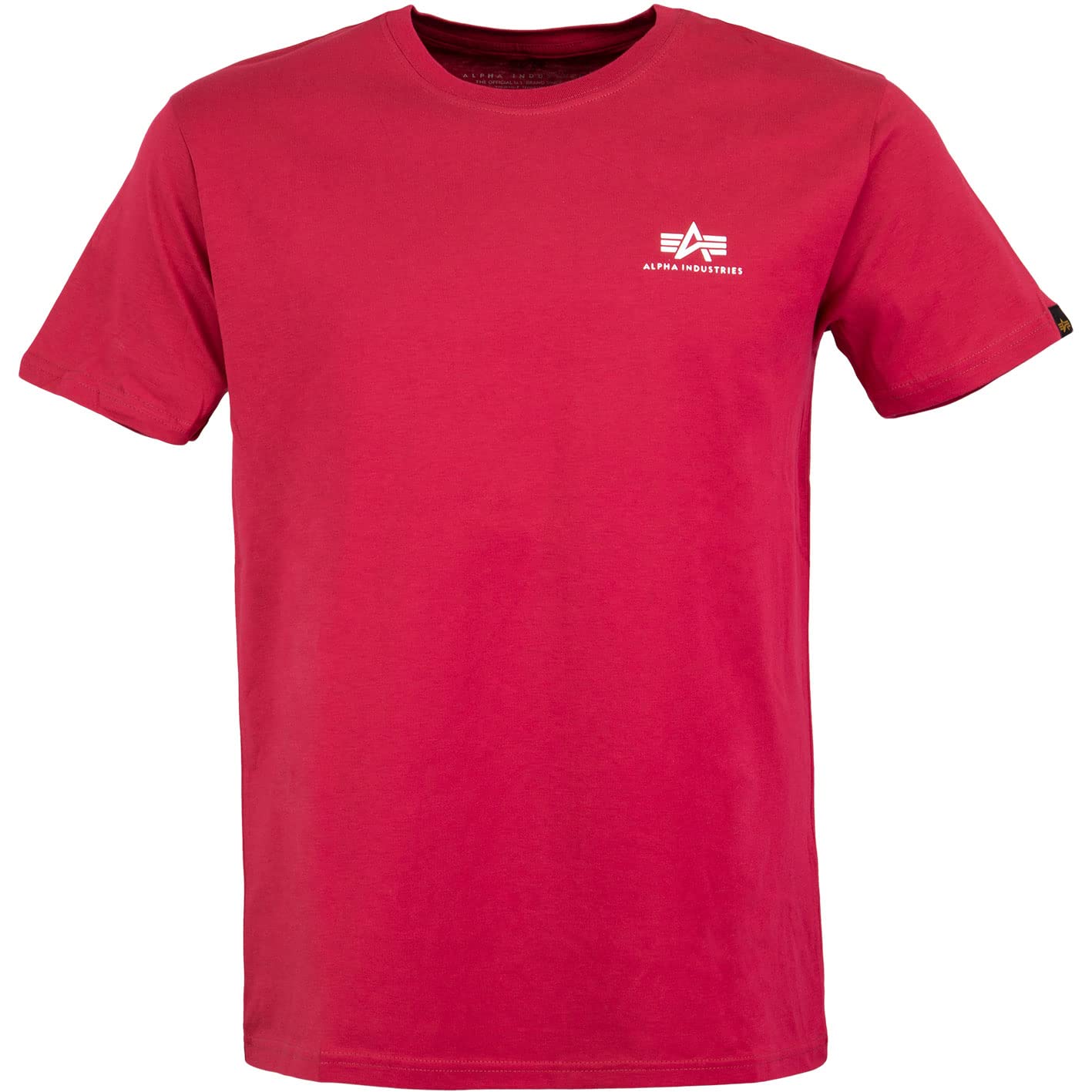 Alpha Industries Men's Alpha Label T, Force Green, L