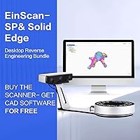 Vista 8 de EinScan Escáner SP V2 3D Nueva versión 0.002 in Alta precisión Velocidad de escaneo más rápida Fácil de operar Escáneres 3D multifuncionales