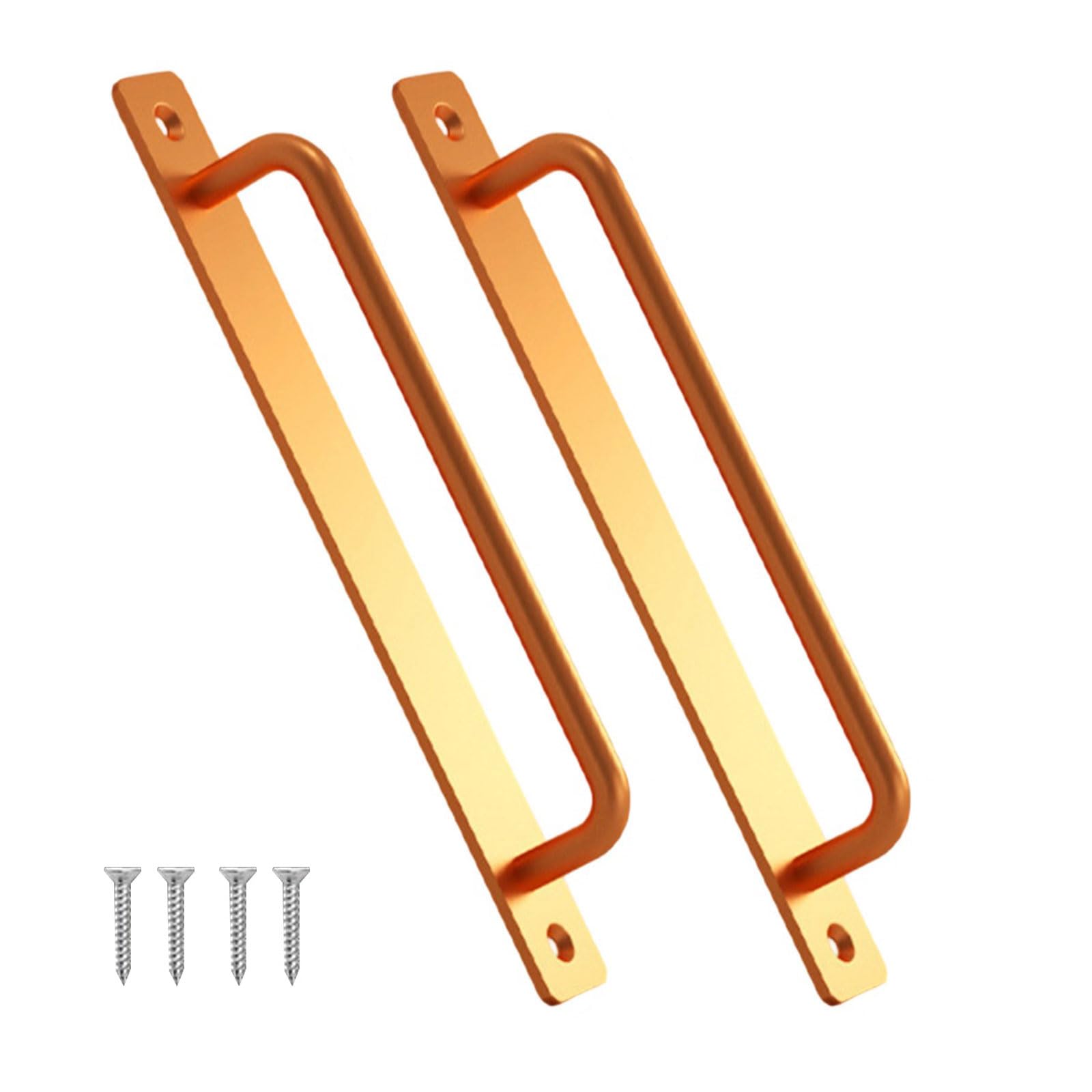 SHYYOULQE of 2 Multipurpose Barn Door Handles Hole Center Sturdy Aluminum Alloy for Sliding Door in Bathroom and Kitchen Kitchen Handle