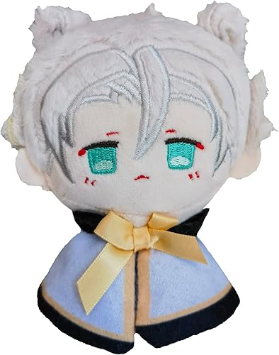 Genshin Impact - Juguetes de peluche Venti Zhongli Kazuha Xiao, llavero de anime, regalo suave para fanáticos del juego (Albedo)