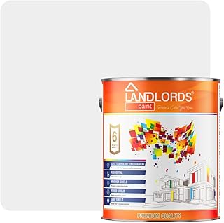 Landlords Weather Shield Rock Salt Smooth Masonry Paint | 1L in 30+ Colours | Storm Proof, Scrub Resistance | Weatherproof Technology Designed with Acrylic Resin for Ultimate Protection