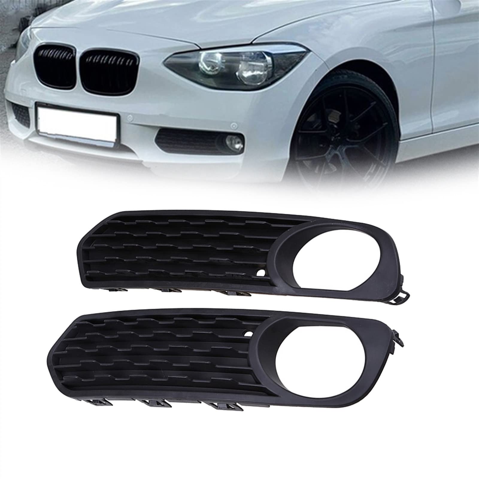 Rejilla de parachoques delantero para reparar la cubierta rota de su BMW Serie 1 8