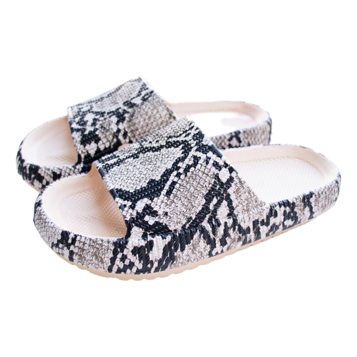 Badeschuhe Jungen Mädchen Badelatschen Original Slippers Leopard Wolken Slipper Badeschlappen Cloudyzz Schlappen Hausschuhe Kinder Home Slippers rutschfeste Pantoletten Sommer Strand Schwimmbad