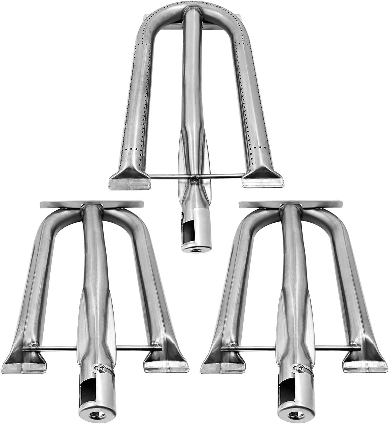 S13365 Grill Burner Replacement Parts 3PCS Compatible with Delta Heat 32 38 Inch BBQ Grill 2013-2020, U Grill Burner for Delta Heat, 304 Stainless Steel