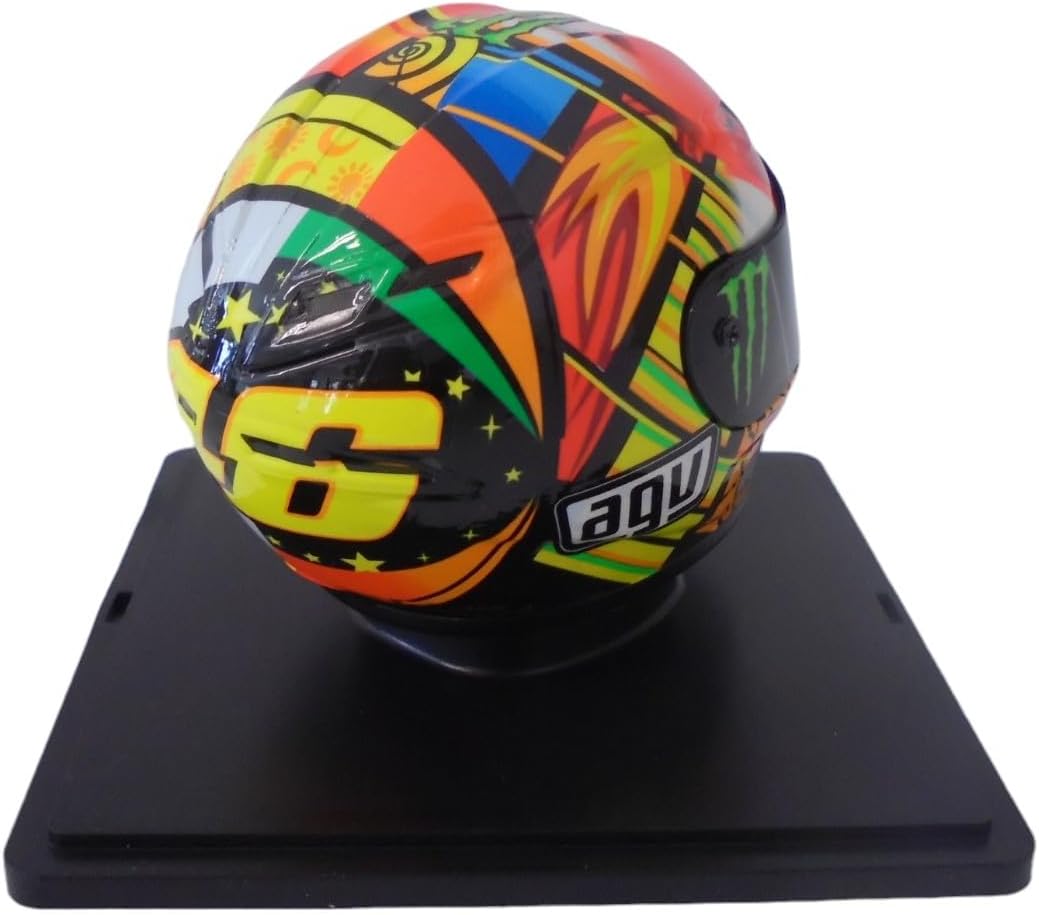 OPO 10 - Helmet Scale 1/5 Valentino Rossi Moto GP Valencia Season 2011 - CR015