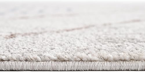 Vista 27 de Unique Loom Aramis Collection - Alfombra Kavi (2 pies x 6 pies 1 pulgada, marfil/azul)