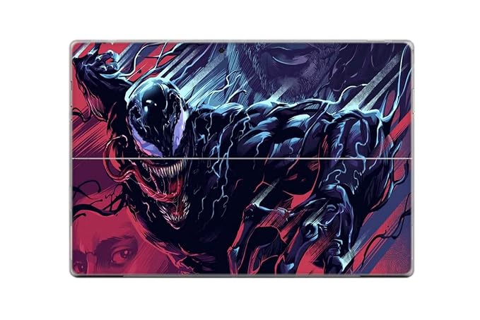 GADGETS WRAP Printed Vinyl Top Only Skin Sticker Decal for Microsoft Surface Pro 3 - Venom Artwork Comics
