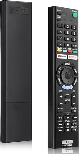 ZYK Control remoto de repuesto para Sony TV, control remoto universal para televisores Sony y televisores Sony Bravia para todos los Sony OLED LED