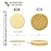 50-Count Compressed Facial Sponges for Daily Facial Cleansing and Exfoliating, 100% Natural Cosmetic Spa Sponges for Makeup Remover, Multicolors