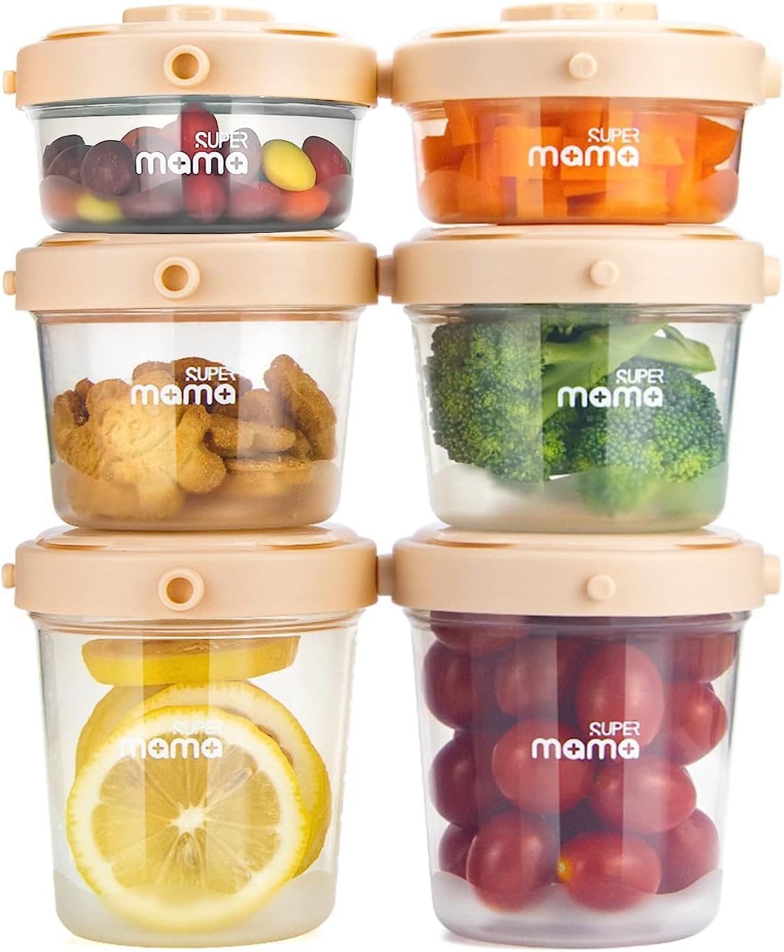 Glotoch - Paquete De 48 Recipientes De Plástico (mezclados) De 8 Onzas Y 16 Onzas Con Tapas, A Prueba De Fugas, Recipientes De Sopa De Preparación De Comidas, Sin BPA, Reutilizables