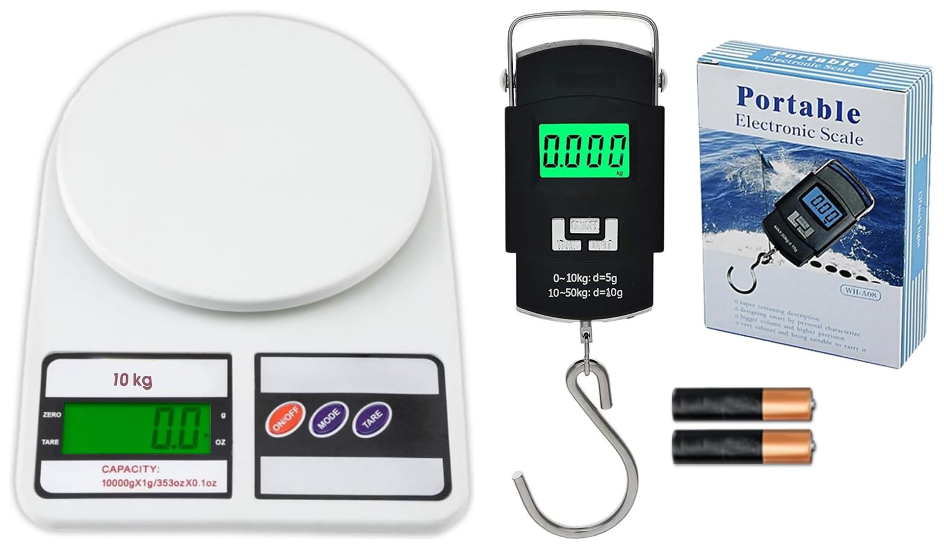 Aliston Electronic Portable Fishing Hook Type Digital LED Screen Luggage Weighing Scale, 50 kg/110 L-image-31