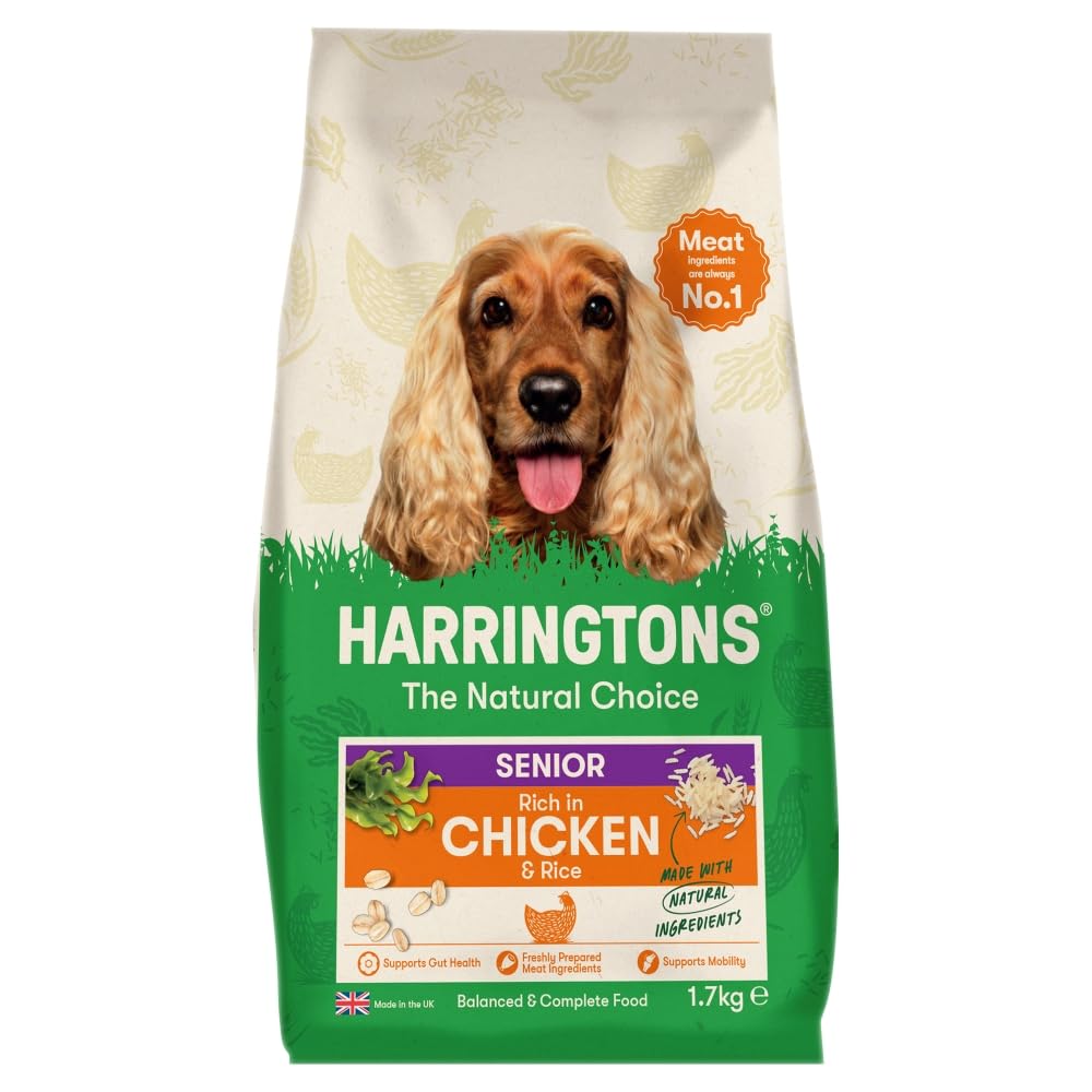 Harringtons Chicken and Rice Dry Complete Senior Dog Food - 1.7kg