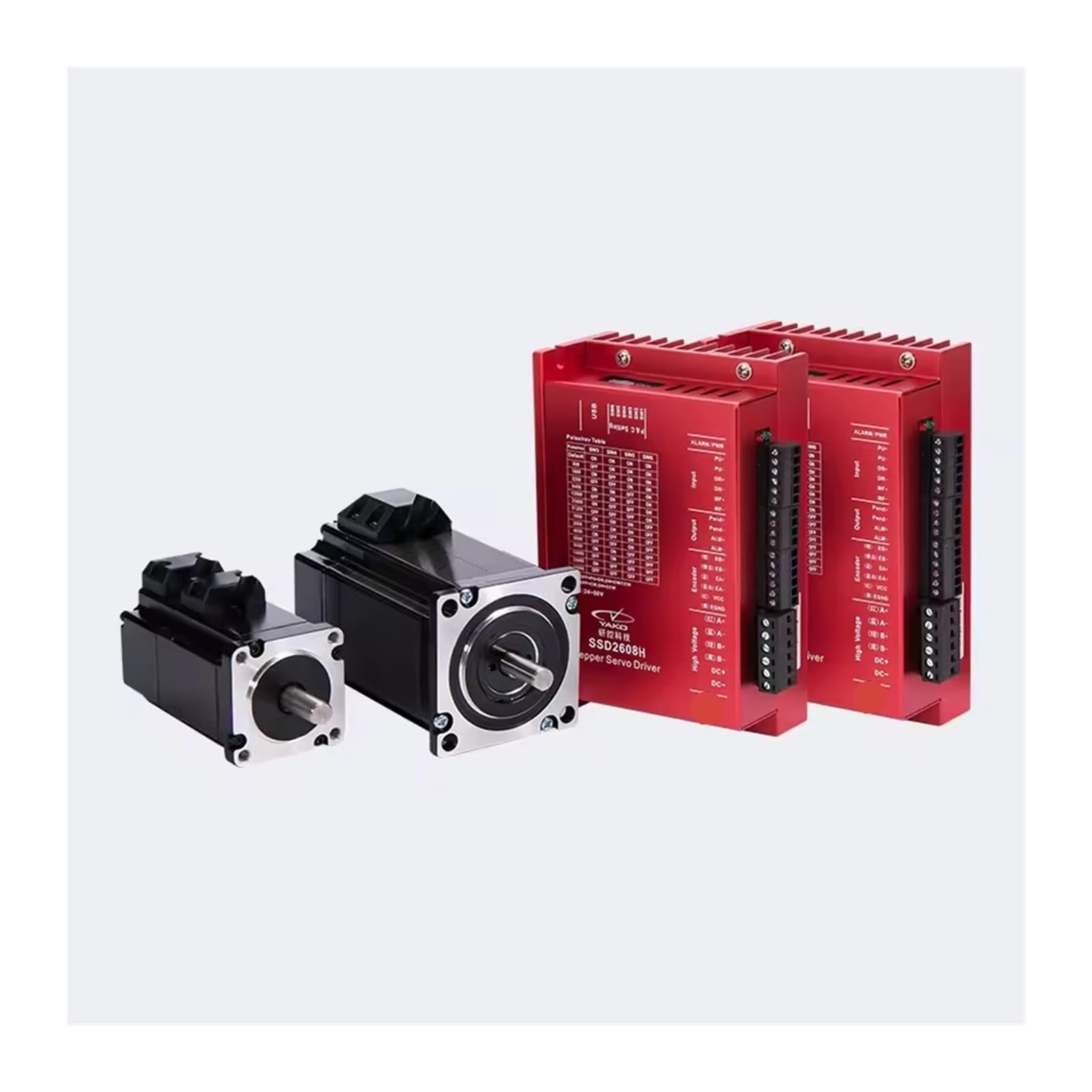 Servomotor híbrido y controlador 2 fases RS485 57 mm 24 V 50 NEMA 23 Controlador de motor paso a circuito cerrado,Industrial y bricolaje(NEMA34 PHM86S)