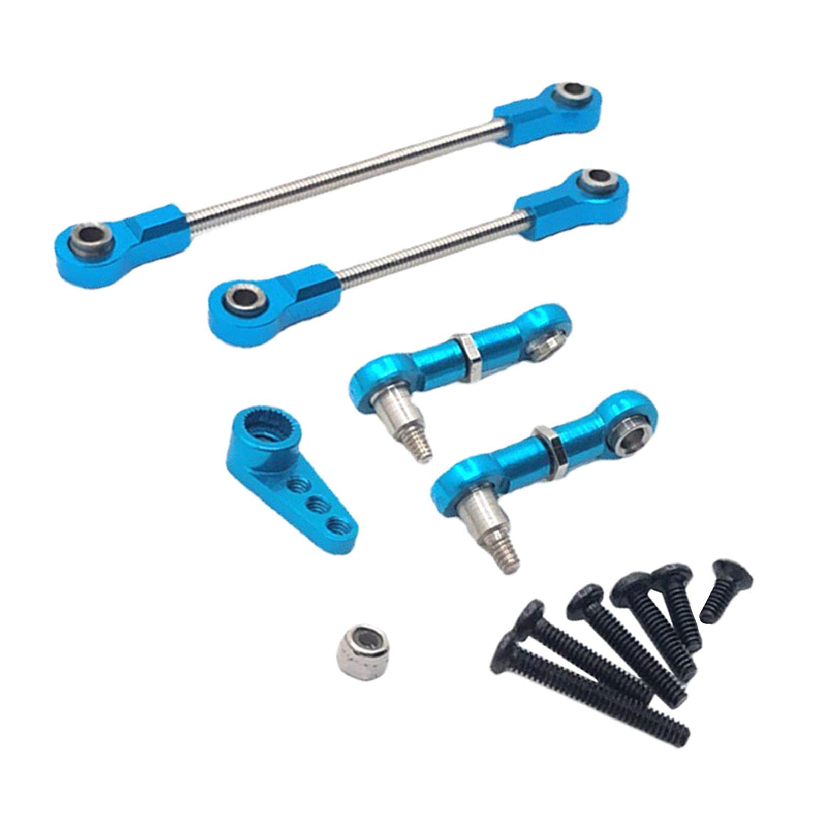 Courtieyeardceastea 1:28 Pièces de mise à niveau de tige de direction pour Wltoys K969 K979 K989 RC voiture rouge