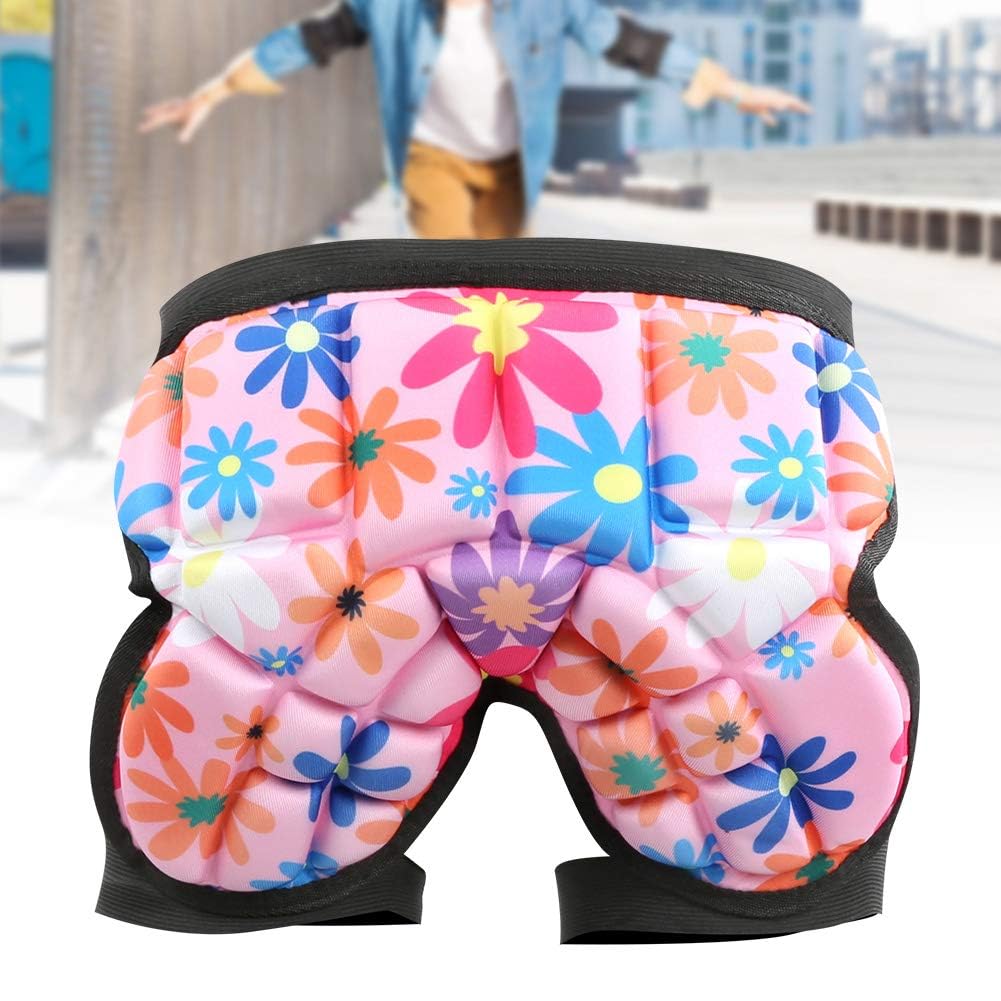 Alomejor1 ochrona bioder dla dzieci, wyściełana ochrona 3D, ochrona bioder, ochrona sportowa, sprzęt ochronny do jazdy na nartach