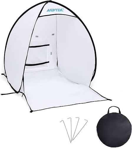 AGPTEK Refugio de aerosol, refugio de pintura en aerosol, cabina de pintura portátil para pintura en aerosol, herramienta de cabina de pintura para