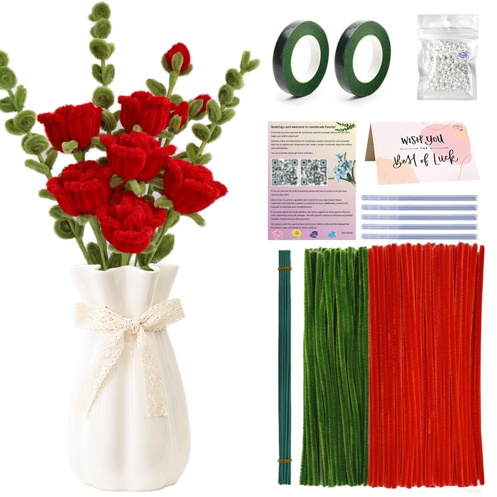 Waycreat 400 Pieces White Pipe Cleaners - 6mm X 12 Inch Chenille Stems For DIY Crafts, Decor, And Kids Projects - View #6