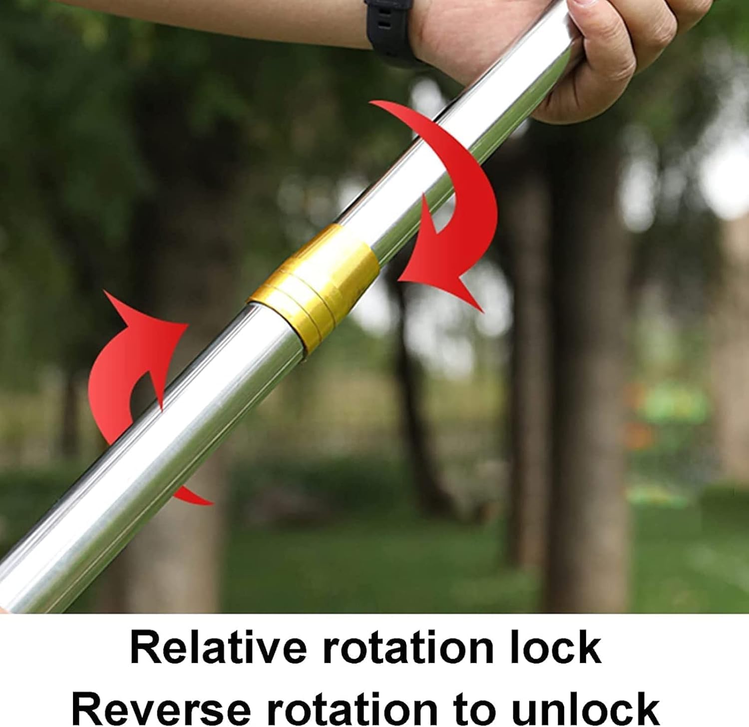 Obstpflücker Teleskopgriff – Verstellbares Obstpflückwerkzeug für einfache Ernte von Kaki, Pfirsich, Birne, Apfel, Pflaume, Mango und Bayberry – 4,8 m Reichweite