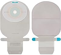 Vista 1 de SenSura Mio - Bolsa para ostomía drenable, estoma de 1-3/8 pulgadas de largo, 11 pulgadas de largo, sistema Maxi 1pc gris opaco 10476, 10