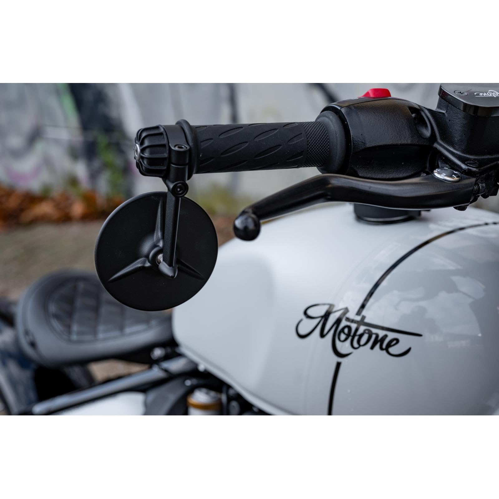 motone モートーン　バーエンドミラー Motone(モートーン) バーエンドミラー TURISMO 80mm アルミ 1個 T100