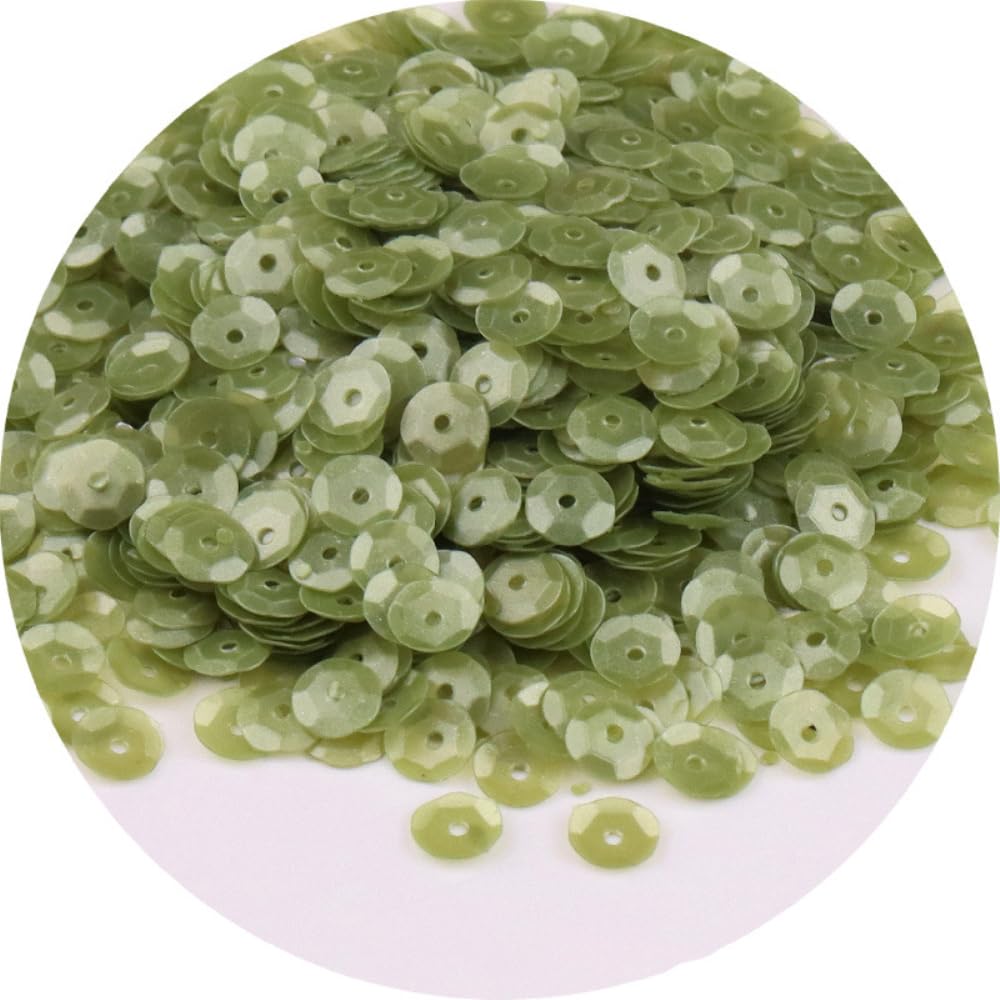 1000 Stück Matte Pailletten 6mm - Bastelbedarf Für DIY Schmuck, Nähen & Scrapbooking