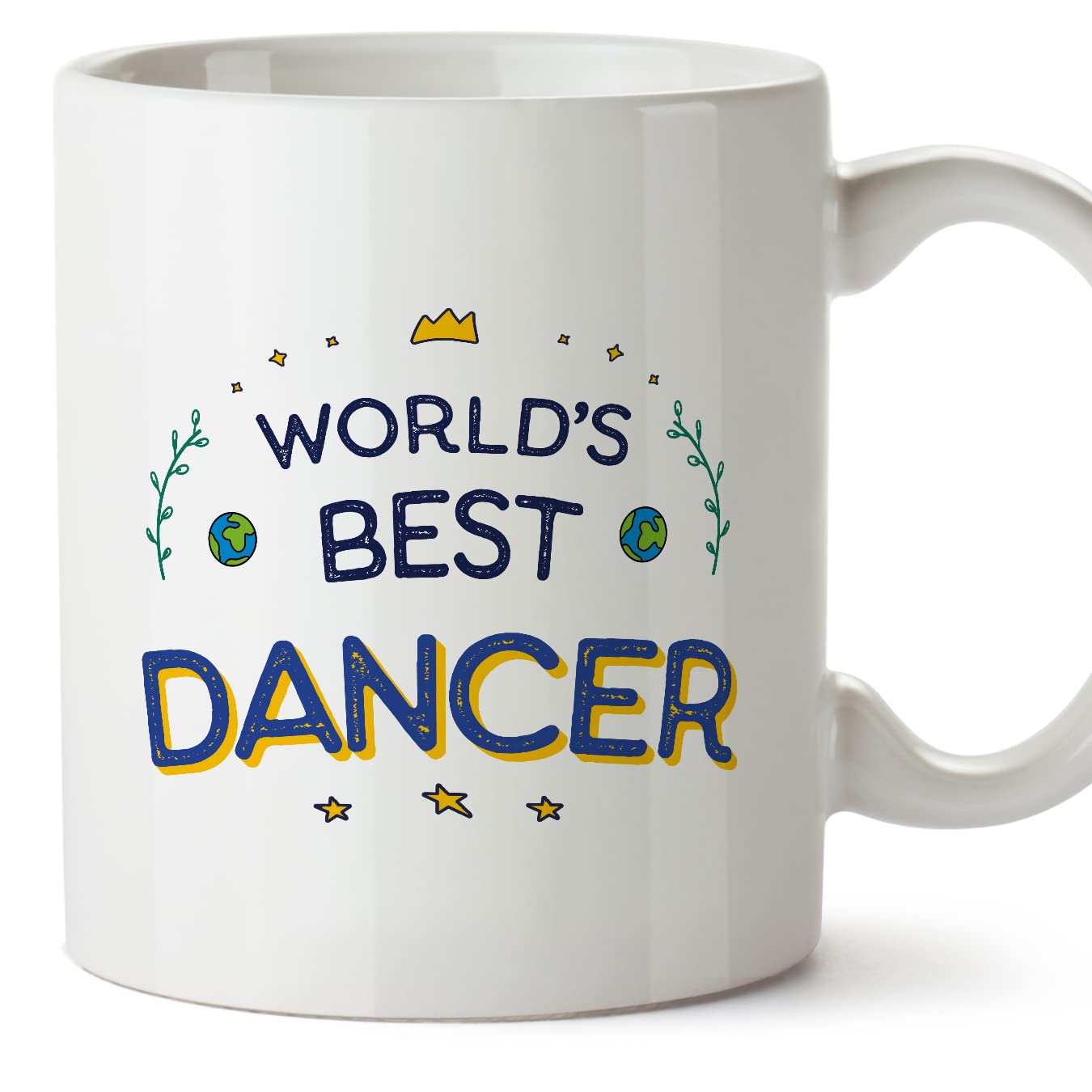 MUGFFINS Dancer Mug - in English - World's Best - Funny Gift for Colleagues - Ceramic 11oz Mug — image 1