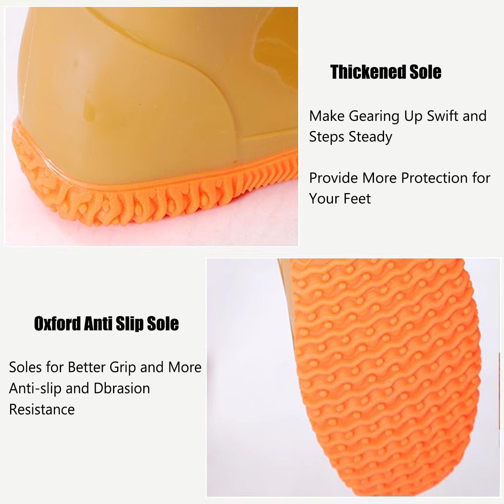 Wodery wędkarskie | Wodery biodrowe dla mężczyzn i kobiet Wodoodporne buty wędkarskie z PVC, żółte, wiele rozmiarów (7,5 UK)