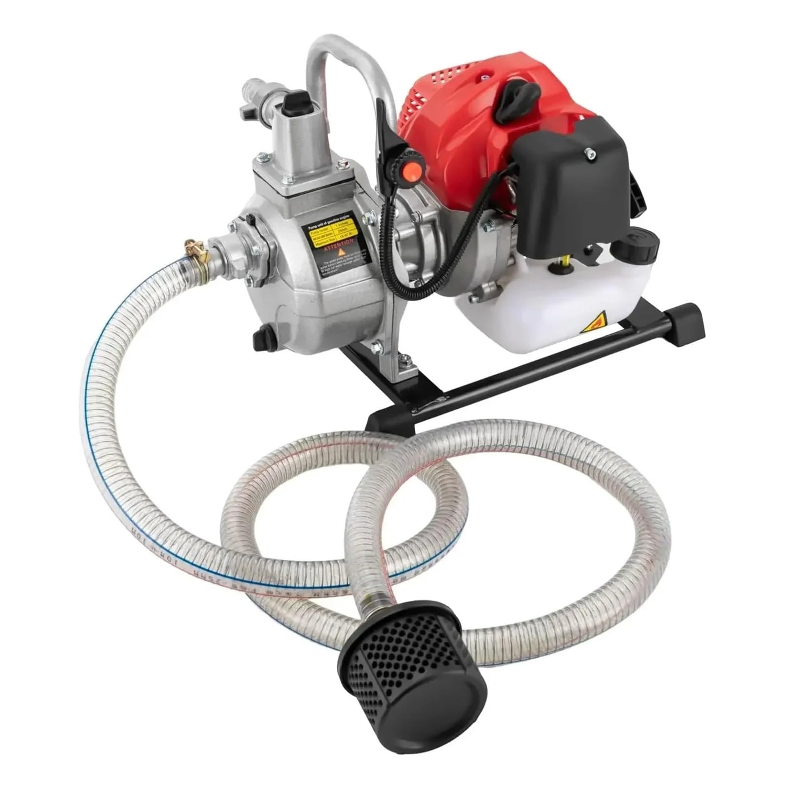 Self-Priming Petrol Water Pump Garden Horizontal Pond Dirty for Large Irrigation of Gardens Low Fuel Consumption