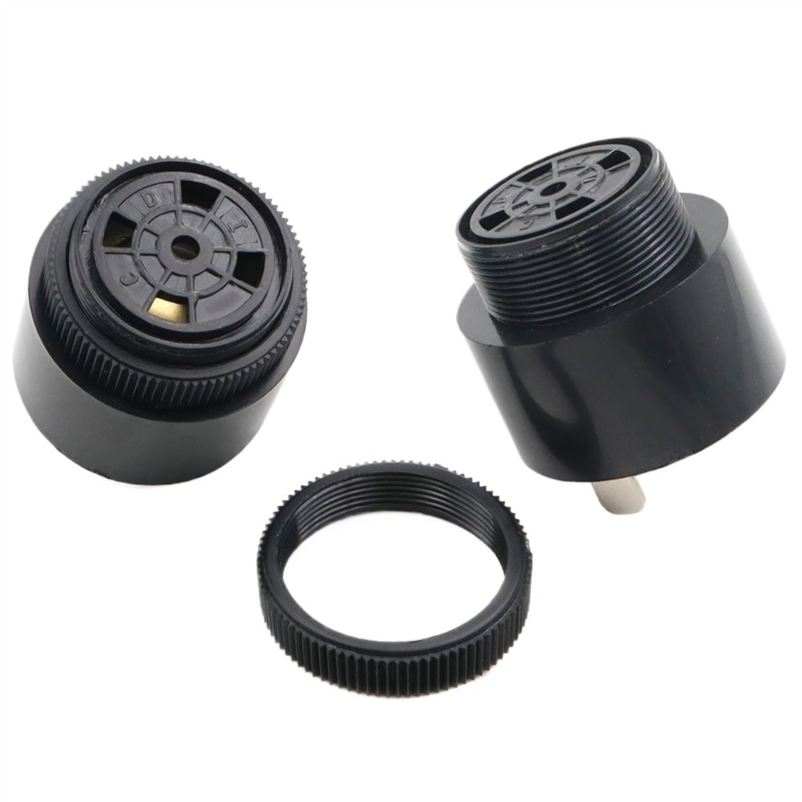 1PCS 3610 Continuous Sound 100dB Active Piezoelectric Buzzer High decibel DC 12V 24V Alarm Piezo Buzzer 36 * 32MM Plug-in/Wire(3610 DC12V Plug-in)