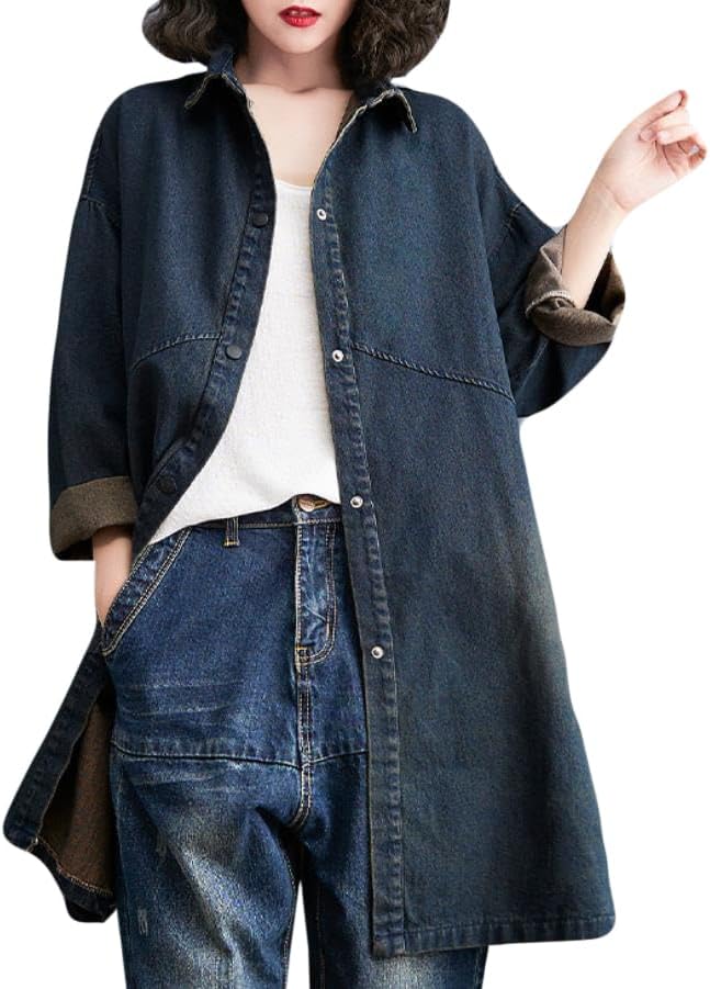 [MMTYRM] デニムコート レディース ジージャン ゆったり 防風 アウター デニム おしゃれ 韓国 ファッション カジュアル