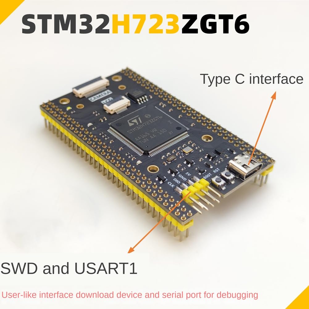 Mauedest STM32H723ZGT6 Core Board – Entwicklungsboard Mit STM32H723-Chip, Lernmodul, Typ-C, Einfach Zu Nutzen