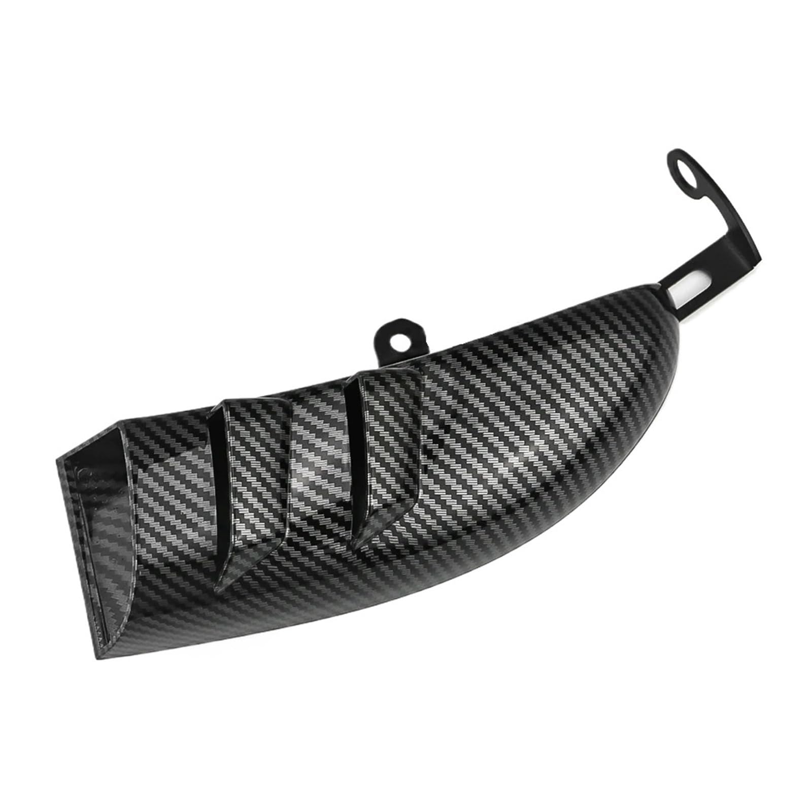 Compatible con Capó De Refrigeración De Pinza Vespa Sprint150 | Capó de enfriamiento de aluminio CNC, atornillado directo, protege la pinza, mejora el flujo de aire y el estilo(Black)