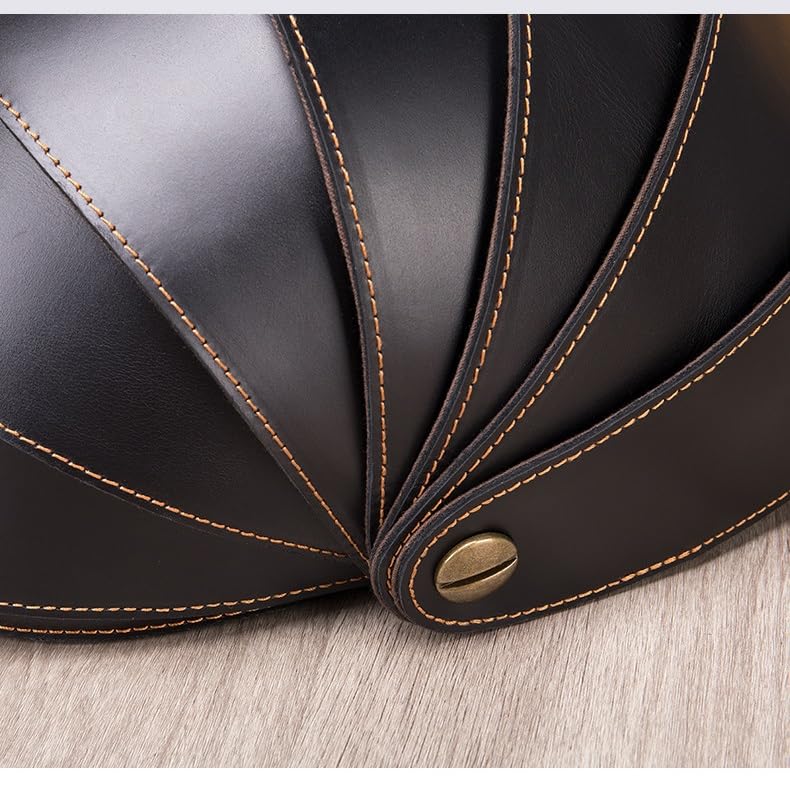 Crazy Horse Leather Backpack Day Pack Travel Bag for(D)3