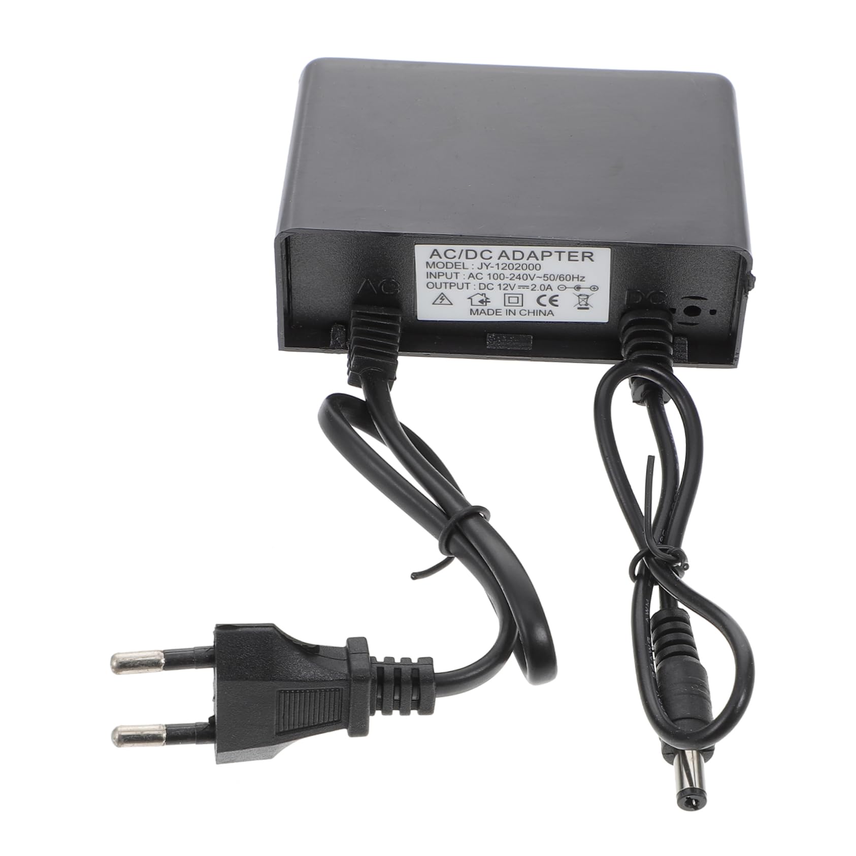 Holibanna Adattatore Alimentazione Antipioggia 12v 2a per LED e Telecamere Alimentatore Switching Resistente per Esterni Compatibile 100-240v AC