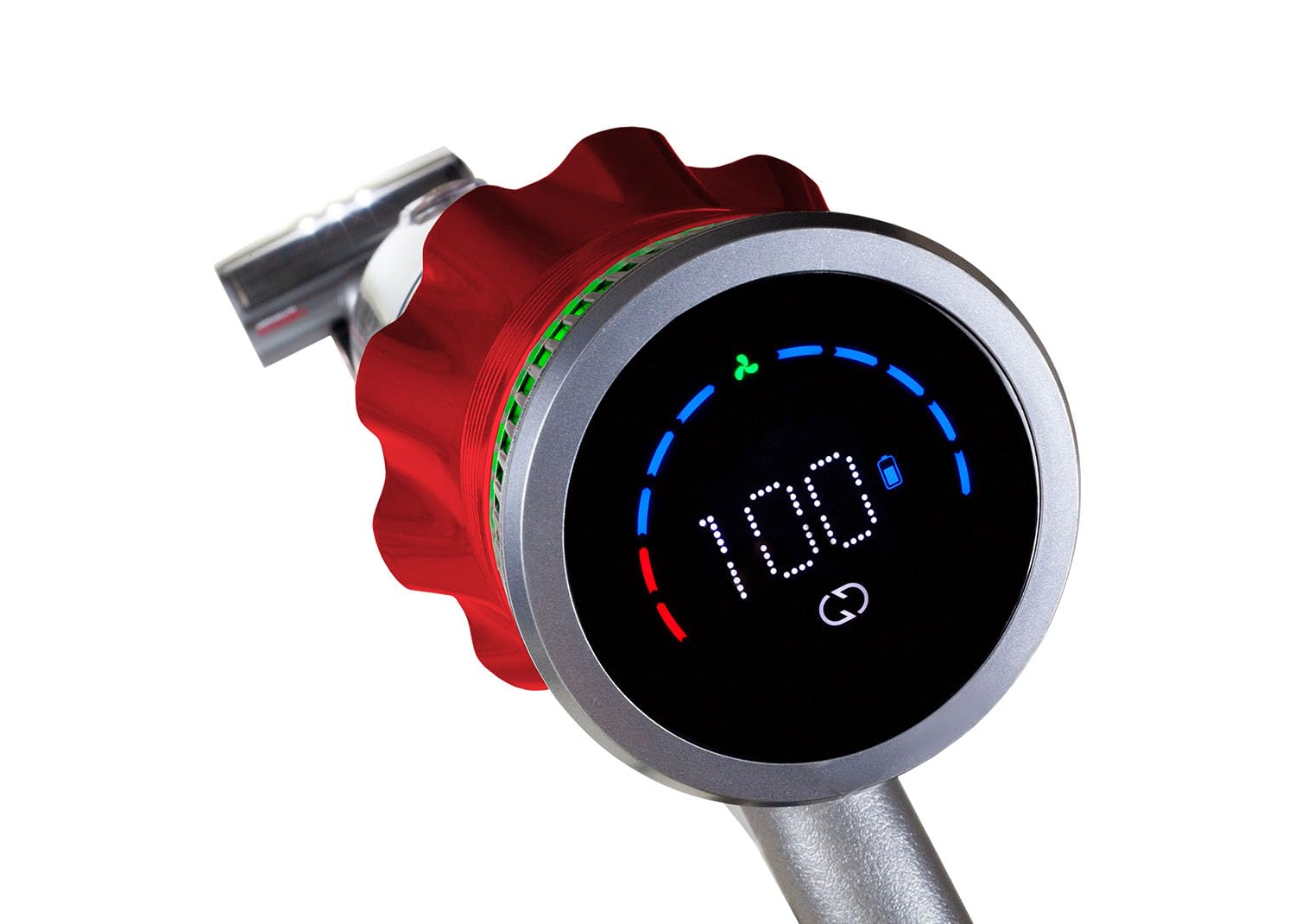 Necchi AutoPower 120 Aspirapolvere senza Fili, Motore Potente e Silenzioso, Tecnologia Multiciclonica con Filtro HEPA, Batteria Li-ion 22.2V, Pannello LED Touch, Design Ergonomico