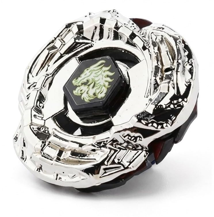 Image of Funstars l-Drago Guardian S130mb Metal Fury Battling Top with Launcher (BB121B)