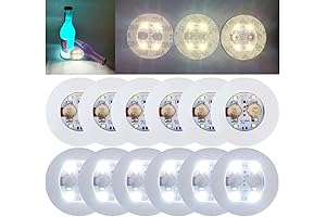 12-Pack LED Light-Up Coasters: Illuminate Your Drinks with Ambiance